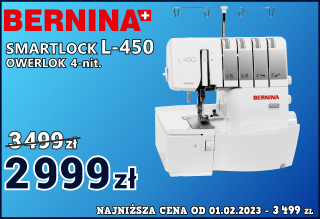 Promocja owerloka BERNINA L-450