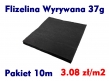 Flizelina do Wyrywania, Czarna, 37g/m2 (STD) <br>PAKIET 10 mb x szer. 105cm