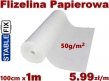 Flizelina Papierowa StableFIX<br> Standard+ 50g/m2. <br>Metraż 1m  x  100cm szer.