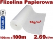 Flizelina Papierowa StableFIX<br> Standard+ 50g/m2. <br>Rolka 100m x szer. 100cm
