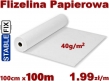 Flizelina Papierowa StableFIX <br> Standard+ 40g/m2. <br>Rolka 100m x szer. 100cm