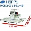 HAPPY HCD3-X 1501-40 15-igłowa przemysłowa hafciarka o polu haftu 120x40cm