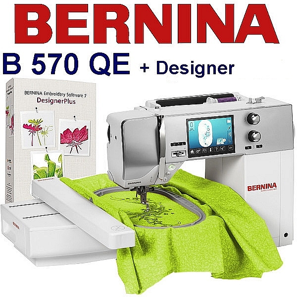 BERNINA B570 QE Embroidery Studio Designer - Kompletne, profesjonalne studio hafciarskie