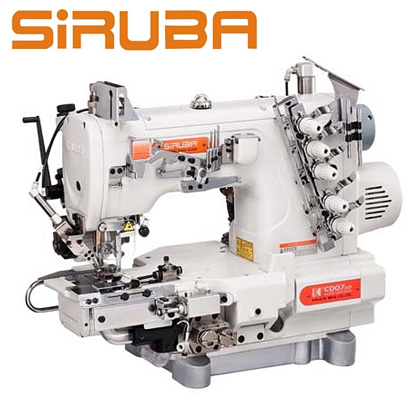 Siruba C007KD-W812-356/CRL/UTP/CL Renderka z łożem cylindryczny, silnikiem Direct Drive + automatyka i puller !