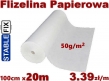 Flizelina Papierowa StableFIX <br> Standard+ 50g/m2. <br>Pakiet 20m  x  szer. 100cm