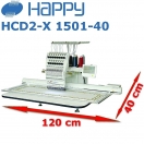 HAPPY HCD2-X 1501-40 15-igłowa przemysłowa hafciarka o polu haftu 120x40cm