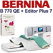BERNINA B770 QE Embroidery Studio Editor - Maszyna hafciarska dla firm